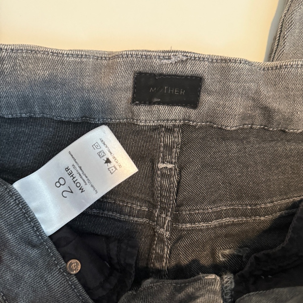 Mother Grey The Pixie Skinny Jeans - Picture 6 of 8